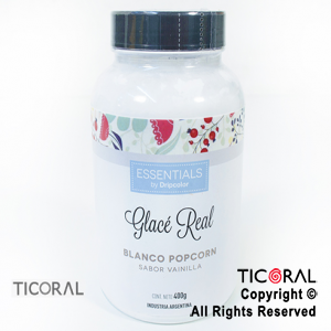 GLACE REAL BLANCO POPCORN 400GR x 1